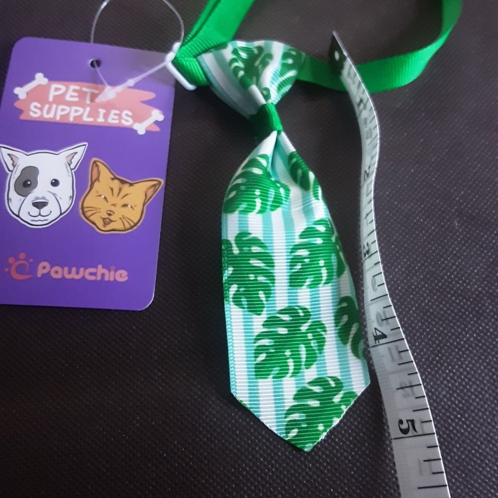 Pawchie 4" dog collar tie for small dogs, puppies or cats